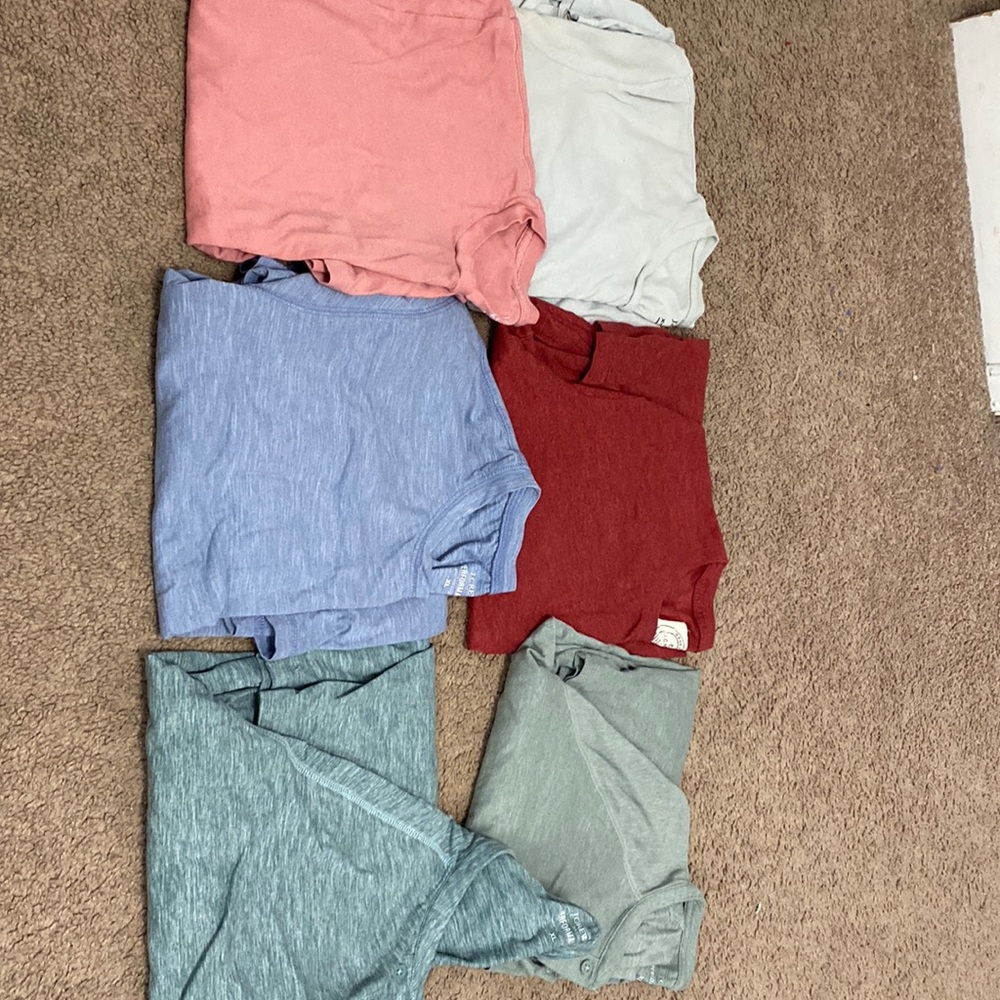 6 J crew Men’s t shirts XL worn